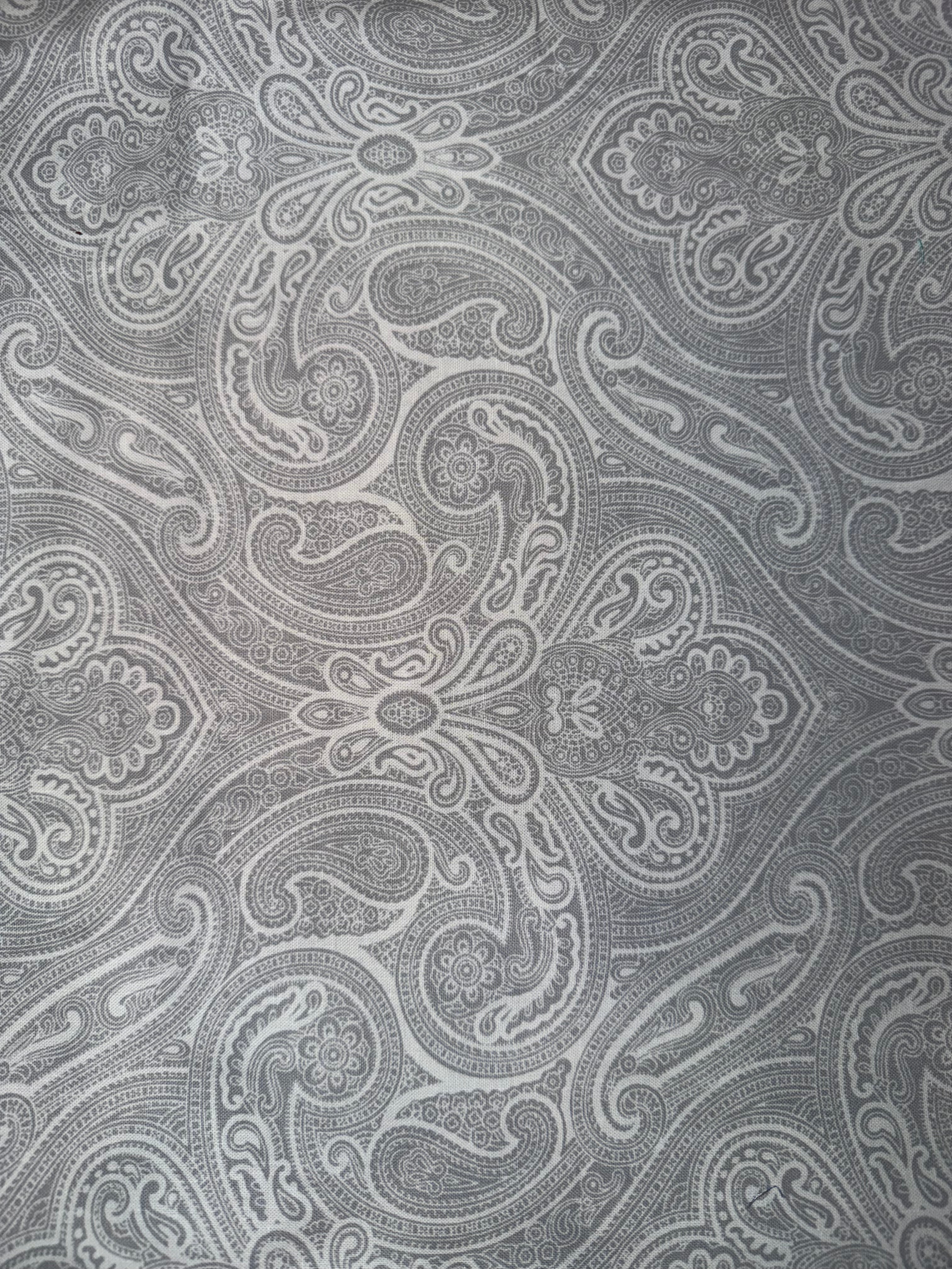 Grey Paisley